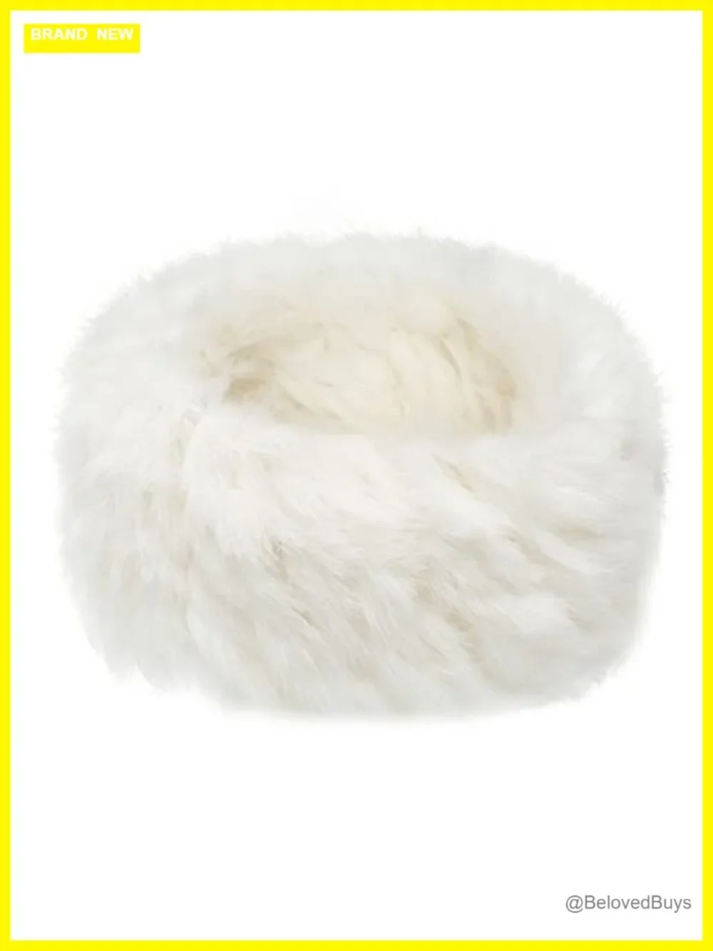 Women Rabbit Fur Headband Stretchy Winter Earwarmer Earmuffs